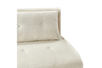 2-sitssoffa Vestfold Off-white, svart - Off-white, svart - Möbler - Soffa - Bäddsoffa - 2 sits bäddsoffa