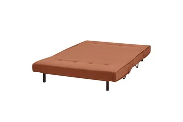 2-sitssoffa Vestfold Orange, Svart - Orange, Svart - Möbler - Soffa - Bäddsoffa - 2 sits bäddsoffa