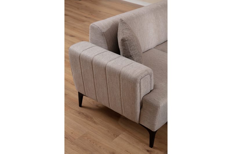 3-sits Bäddsoffa Hamlets - Beige - Möbler - Soffa - Bäddsoffa - 3 sits bäddsoffa