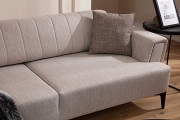 3-sits Bäddsoffa Hamlets - Beige - Möbler - Soffa - Bäddsoffa - 3 sits bäddsoffa