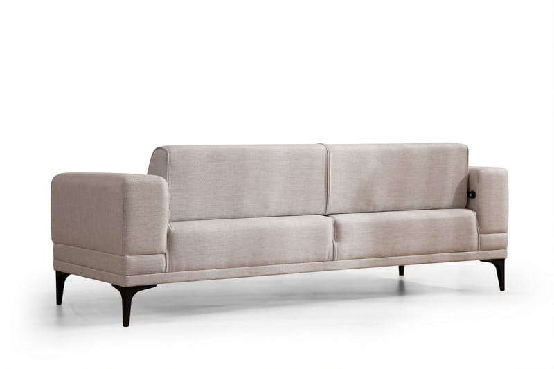 3-sits Bäddsoffa Naoko - Beige - Möbler - Soffa - Bäddsoffa - 3 sits bäddsoffa