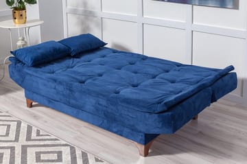 3-sits Bransdale Bäddsoffa - Blå - Möbler - Soffa - Bäddsoffa - 3 sits bäddsoffa