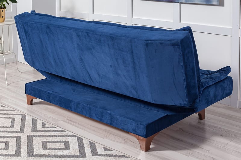 3-sits Bransdale Bäddsoffa - Blå - Möbler - Soffa - Bäddsoffa - 3 sits bäddsoffa