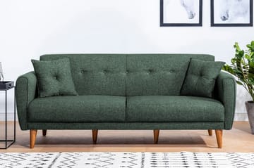 3-sits Gilliom Bäddsoffa - Grön - Möbler - Soffa - Bäddsoffa - 3 sits bäddsoffa