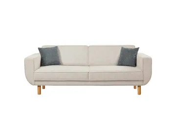 Austen 3-sits Bäddsoffa - Creme - Möbler - Soffa - Bäddsoffa - 3 sits bäddsoffa