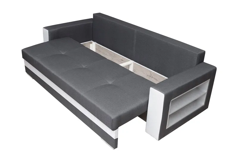 Bäddsoffa 236cm - Mörkgrå - Möbler - Soffa - Bäddsoffa - 3 sits bäddsoffa