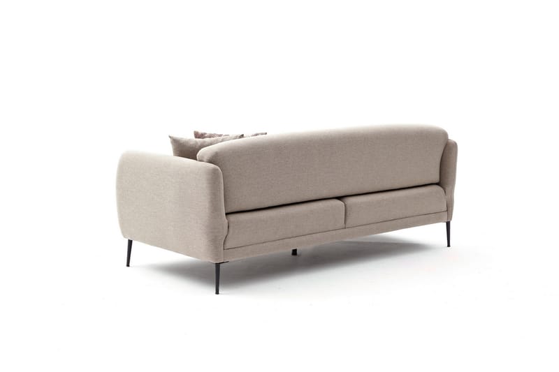 Bäddsoffa 3-sits Genna 180x90 cm - Beige - 3 sits bäddsoffa