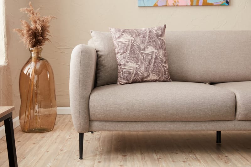 Bäddsoffa 3-sits Genna 180x90 cm - Beige - Möbler - Soffa - Bäddsoffa - 3 sits bäddsoffa