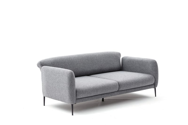 Bäddsoffa 3-sits Genna 180x90 cm - Grå - 3 sits bäddsoffa