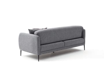 Bäddsoffa 3-sits Genna 180x90 cm - Grå - Möbler - Soffa - Bäddsoffa - 3 sits bäddsoffa
