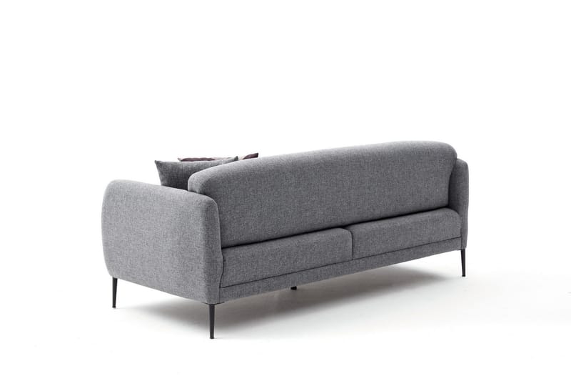 Bäddsoffa 3-sits Genna 180x90 cm - Grå - Möbler - Soffa - Bäddsoffa - 3 sits bäddsoffa