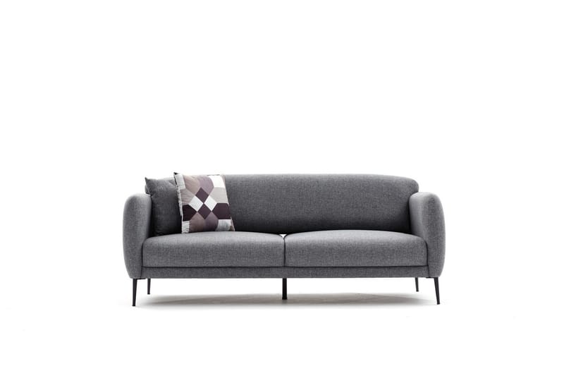 Bäddsoffa 3-sits Genna 180x90 cm - Grå - 3 sits bäddsoffa