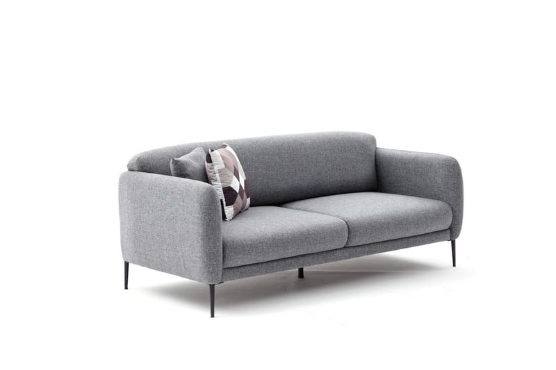 Bäddsoffa 3-sits Genna 180x90 cm - Grå - 3 sits bäddsoffa