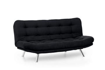 Bäddsoffa 3-sits Perc 200x104 cm - Svart - Möbler - Soffa - Bäddsoffa - 3 sits bäddsoffa