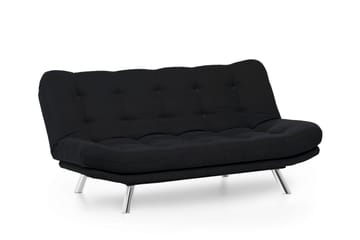 Bäddsoffa 3-sits Perc 200x104 cm - Svart - Möbler - Soffa - Bäddsoffa - 3 sits bäddsoffa