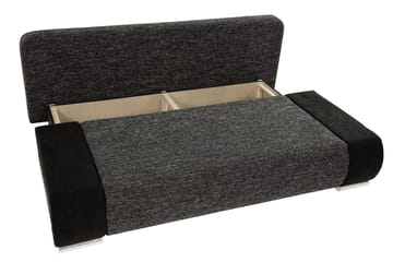Bäddsoffa Ahlama 3-sits med Förvaring - Beige - Möbler - Soffa - Bäddsoffa - 3 sits bäddsoffa