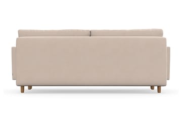 Bäddsoffa Alory med Förvaring 3-sits - Beige - Möbler - Soffa - Bäddsoffa - 3 sits bäddsoffa