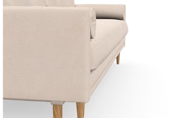 Bäddsoffa Alory med Förvaring 3-sits - Beige - Möbler - Soffa - Bäddsoffa - 3 sits bäddsoffa