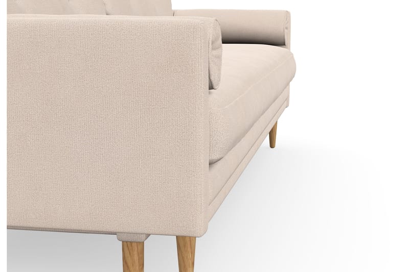 Bäddsoffa Alory med Förvaring 3-sits - Beige - Möbler - Soffa - Bäddsoffa - 3 sits bäddsoffa