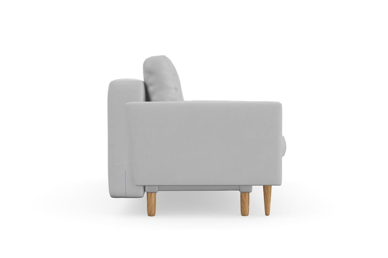Bäddsoffa Alory med Förvaring 3-sits - Ljusgrå - Möbler - Soffa - Bäddsoffa - 3 sits bäddsoffa