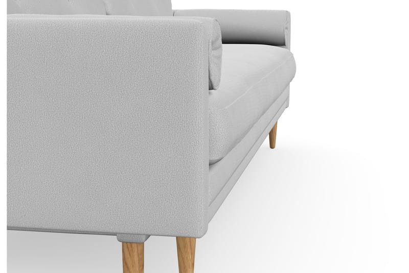 Bäddsoffa Alory med Förvaring 3-sits - Ljusgrå - Möbler - Soffa - Bäddsoffa - 3 sits bäddsoffa