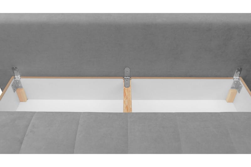 Bäddsoffa Brassington - Svart - Möbler - Soffa - Bäddsoffa - 3 sits bäddsoffa