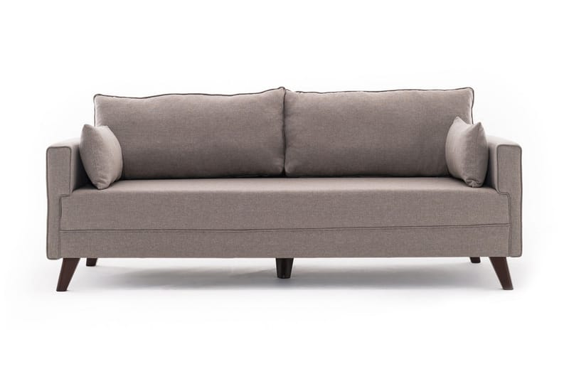 Bäddsoffa Burundi 3-sits - Beige - 3 sits bäddsoffa