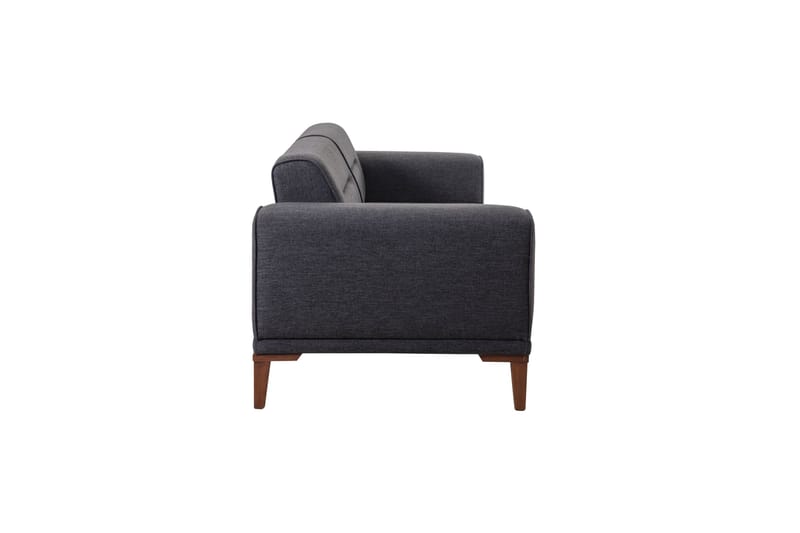 Bäddsoffa Charlesbourg 3-sits 223x94 cm - Antracit - Möbler - Soffa - Bäddsoffa - 3 sits bäddsoffa