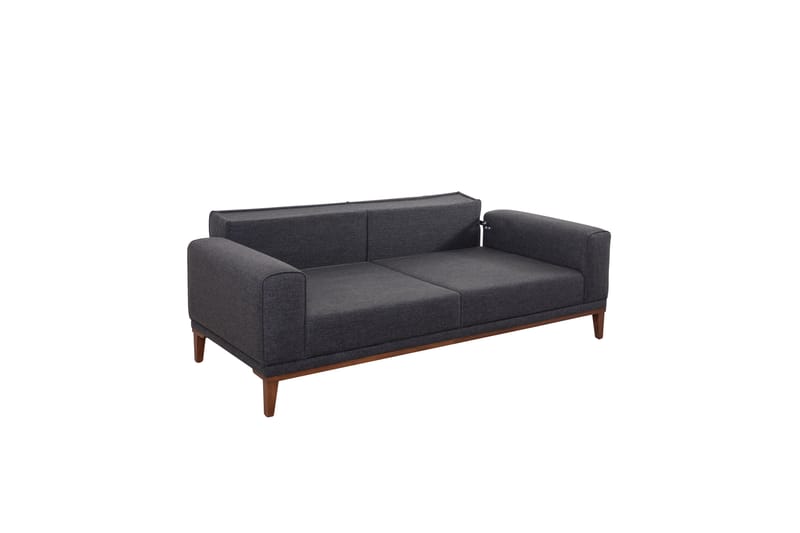 Bäddsoffa Charlesbourg 3-sits 223x94 cm - Antracit - Möbler - Soffa - Bäddsoffa - 3 sits bäddsoffa