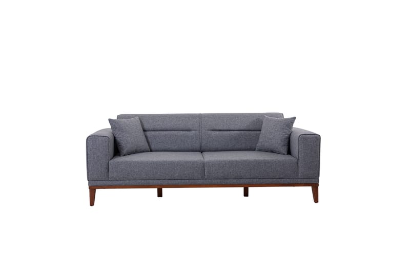 Bäddsoffa Charlesbourg 3-sits 223x94 cm - Mörkgrå - Möbler - Soffa - Bäddsoffa - 3 sits bäddsoffa