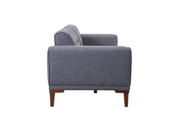Bäddsoffa Charlesbourg 3-sits 223x94 cm - Mörkgrå - Möbler - Soffa - Bäddsoffa - 3 sits bäddsoffa