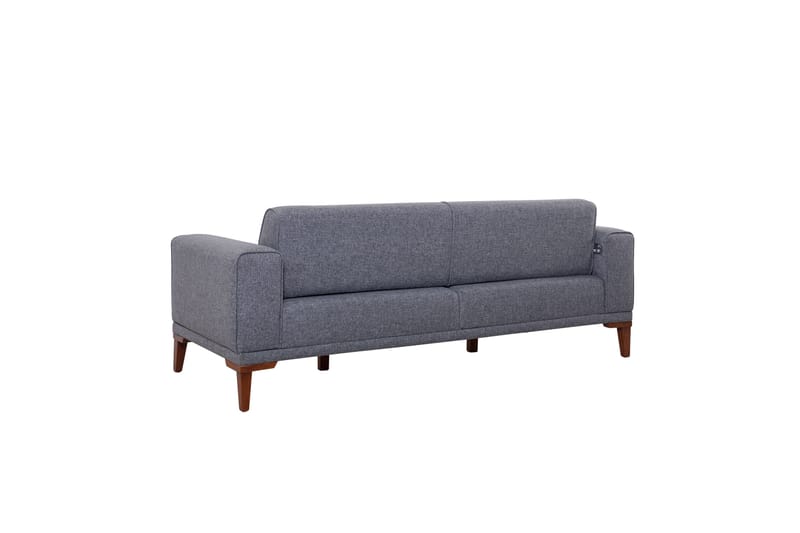 Bäddsoffa Charlesbourg 3-sits 223x94 cm - Mörkgrå - Möbler - Soffa - Bäddsoffa - 3 sits bäddsoffa