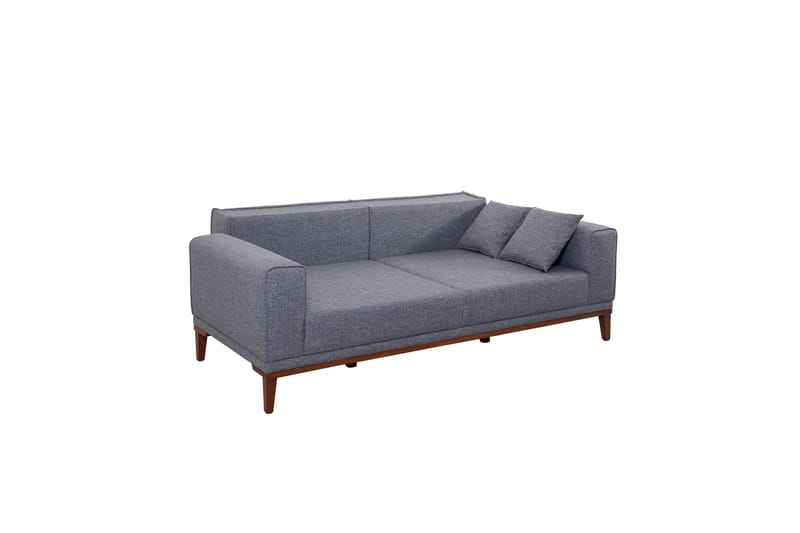 Bäddsoffa Charlesbourg 3-sits 223x94 cm - Mörkgrå - Möbler - Soffa - Bäddsoffa - 3 sits bäddsoffa