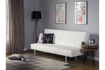 Bäddsoffa Derby 88 cm - Vit - Möbler - Soffa - Bäddsoffa - 3 sits bäddsoffa