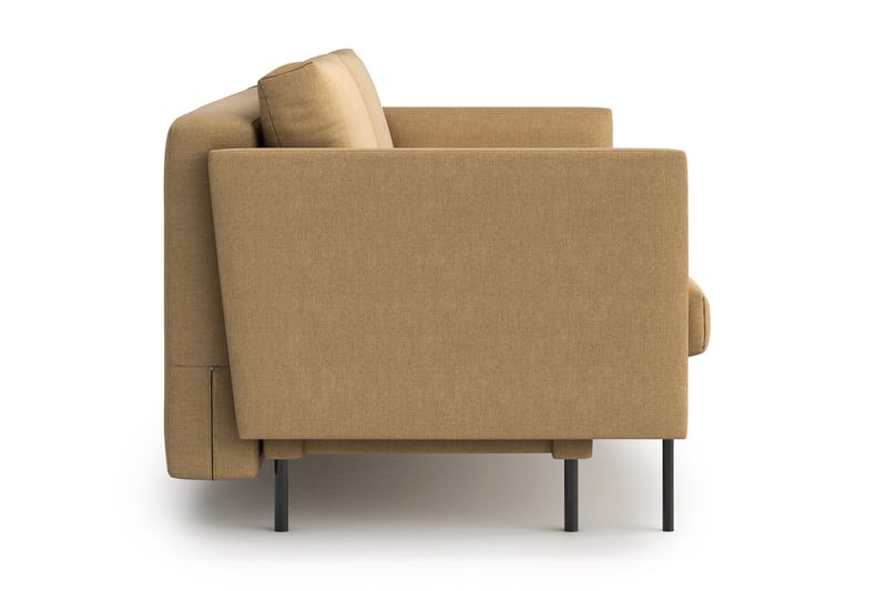 Bäddsoffa Devora 3-sits - Beige - 3 sits bäddsoffa