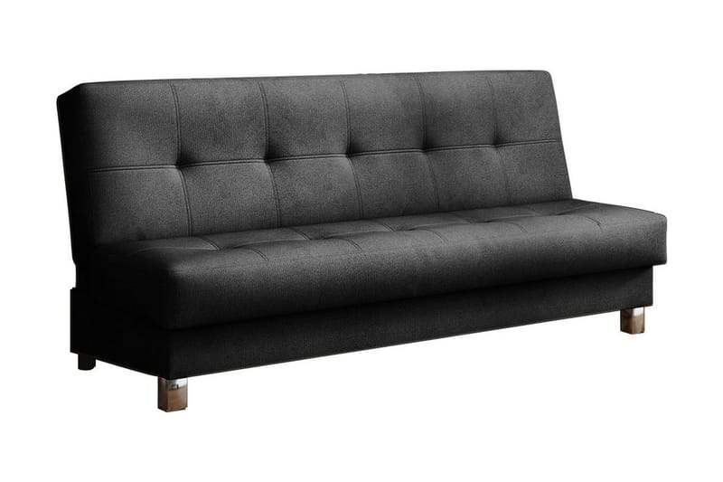 Bäddsoffa Enduro 195x85x90 cm - Grå - Sammetssoffa - 3 sits bäddsoffa