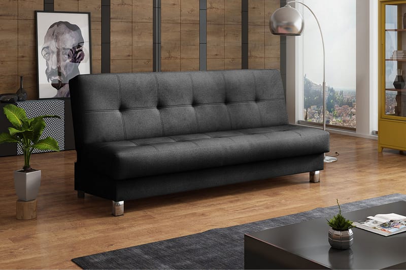Bäddsoffa Enduro 195x85x90 cm - Grå - Möbler - Soffa - Bäddsoffa - 3 sits bäddsoffa