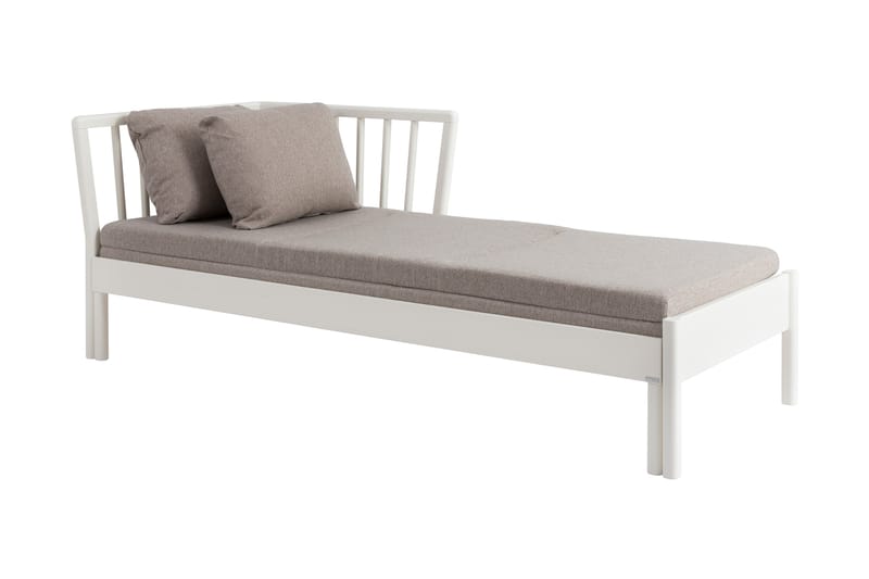 Bäddsoffa Franz Ram 190 cm Vit - Kiteen Huonekalut - Möbler - Soffa - Bäddsoffa - 3 sits bäddsoffa
