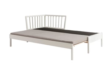 Bäddsoffa Franz Ram 190 cm Vit - Kiteen Huonekalut - Möbler - Soffa - Bäddsoffa - 3 sits bäddsoffa
