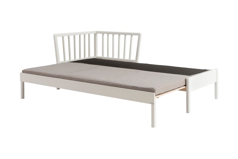 Bäddsoffa Franz Ram 190 cm Vit - Kiteen Huonekalut - Möbler - Soffa - Bäddsoffa - 3 sits bäddsoffa