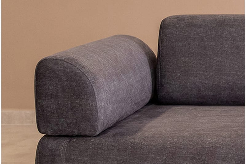 Bäddsoffa Glenavy 3-sits - Antracit - Möbler - Soffa - Bäddsoffa - 3 sits bäddsoffa