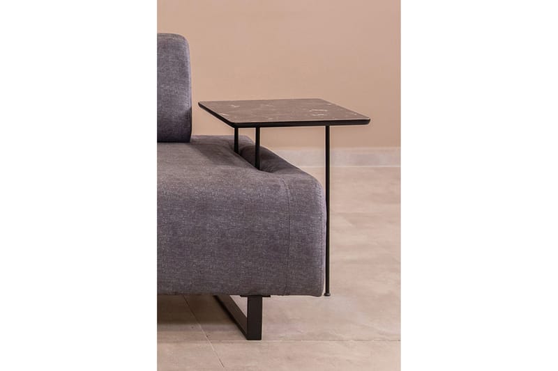 Bäddsoffa Glenavy 3-sits - Antracit - Möbler - Soffa - Bäddsoffa - 3 sits bäddsoffa