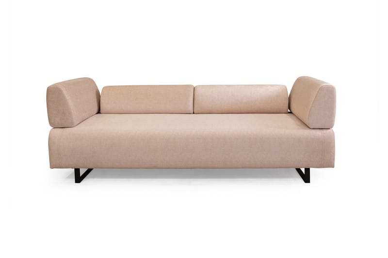 Bäddsoffa Glenavy 3-sits - Beige - 3 sits bäddsoffa