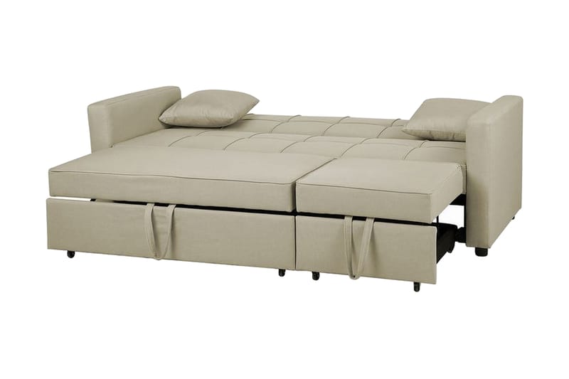 Bäddsoffa Glomma 207 cm - Beige - Möbler - Soffa - Bäddsoffa - 3 sits bäddsoffa