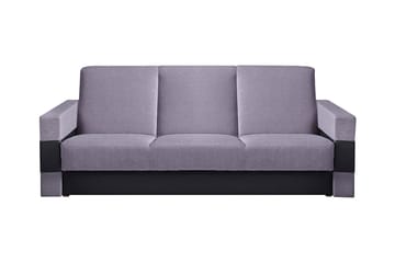 Bäddsoffa Gordia 222x88x89 cm - Grå - Möbler - Soffa - Bäddsoffa - 3 sits bäddsoffa
