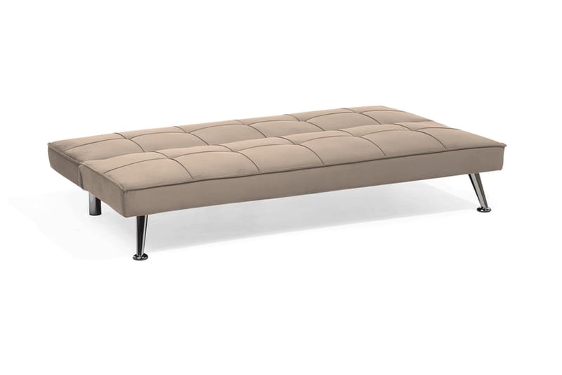 Bäddsoffa Hasle 168 cm - Beige|Grå - 3 sits bäddsoffa