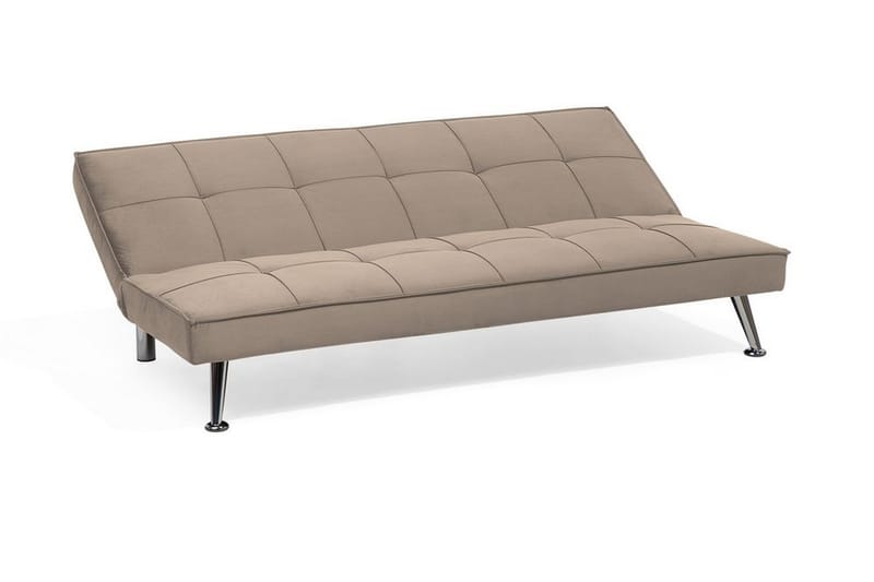 Bäddsoffa Hasle 168 cm - Beige|Grå - 3 sits bäddsoffa