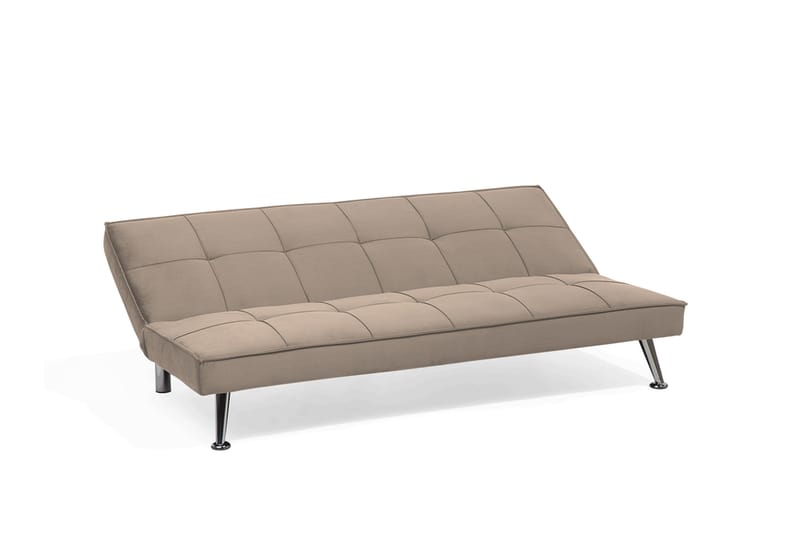 Bäddsoffa Hasle 168 cm - Beige|Grå - 3 sits bäddsoffa