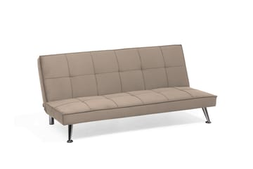 Bäddsoffa Hasle 168 cm - Beige|Grå - Möbler - Soffa - Bäddsoffa - 3 sits bäddsoffa
