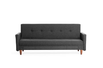 Bäddsoffa Hiko - Mörkgrå - Möbler - Soffa - Bäddsoffa - 3 sits bäddsoffa
